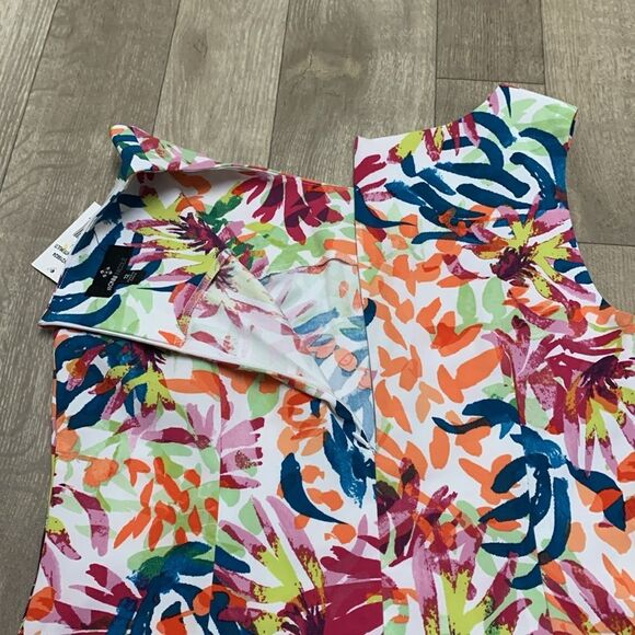 NWT Ronni Nicole Colorful Stretch Sleeveless Vibrant Shift Dress - Picture 9 of 9